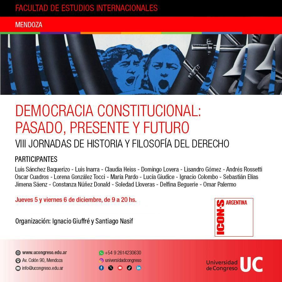 VIII Jornadas de Historia y Filosofía del Derecho